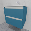 Тумба для ванной с раковиной подвесная, 60 см, влагостойкая, цвет пастельно-синий, матовая эмаль + лак, серия СДпрестиж артикул SDTMR-605024 изображение 5
