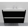 Тумба для ванной с раковиной подвесная, 80 см, влагостойкая, цвет черный, матовая эмаль + лак, серия СДпрестиж артикул SDTMR-809000-N изображение 5