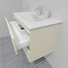 Тумба для ванной с раковиной подвесная, 90 см, влагостойкая, цвет жемчужно-белый, матовая эмаль + лак, серия СДпрестиж артикул SDTMR-901013 изображение 6