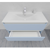 Комплект мебели для ванной тумба 100 см и пеналом 40*40*170 см, левый, цвет NCS S 1020-R80B, влагостойкий, матовая эмаль + лак, серия СДпрестиж артикул SDPLTM-1001020-R80B изображение 10