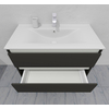 Комплект мебели для ванной тумба 90 см и пеналом 40*40*170 см, правый, цвет NCS S 7500-N, влагостойкий, матовая эмаль + лак, серия СДпрестиж артикул SDPPTM-907500-N изображение 10