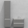 Комплект мебели для ванной тумба 70 см с раковиной и пеналом 40*40*170 см, левый, цвет NCS S 5000-N, влагостойкий, матовая эмаль + лак, серия СДпрестиж артикул SDPLTMR-705000-N изображение 1
