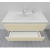 Комплект мебели для ванной тумба 100 см и пеналом 40*40*170 см, левый, цвет RAL 1015, влагостойкий, матовая эмаль + лак, серия СДпрестиж артикул SDPLTM-1001015 изображение 10