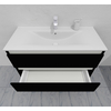 Комплект мебели для ванной тумба 100 см с раковиной и пеналом 40*40*170 см, левый, цвет NCS S 9000-N, влагостойкий, матовая эмаль + лак, серия СДпрестиж артикул SDPLTMR-1009000-N изображение 9