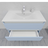 Комплект мебели для ванной тумба 90 см и пеналом 40*40*170 см, левый, цвет NCS S 1020-R80B, влагостойкий, матовая эмаль + лак, серия СДпрестиж артикул SDPLTM-901020-R80B изображение 9