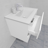 Комплект мебели для ванной тумба 70 см и пеналом 40*40*170 см, правый, цвет NCS S 0300-N, влагостойкий, матовая эмаль + лак, серия СДпрестиж артикул SDPPTM-700300-N изображение 9