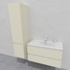 Шкаф-пенал для ванной подвесной глубина 40 см, левый, влагостойкий, цвет жемчужно-белый, матовая эмаль + лак, серия Сдпрестиж артикул SDPL-401013 изображение 5