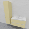 Шкаф-пенал для ванной подвесной глубина 40 см, левый, влагостойкий, цвет слоновая кость, матовая эмаль + лак, серия Сдпрестиж артикул SDPL-401014 изображение 3