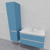 Шкаф-пенал для ванной подвесной глубина 40 см, левый, влагостойкий, цвет пастельно-синий, матовая эмаль + лак, серия Сдпрестиж артикул SDPL-405024 изображение 5
