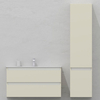 Шкаф-пенал для ванной подвесной глубина 40 см, правый, влагостойкий, цвет жемчужно-белый, матовая эмаль + лак, серия СДпрестиж артикул SDPP-401013 изображение 2
