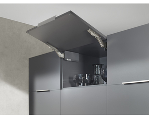 Подъемный механизм Blum AVENTOS HK top TIP-ON (420-1610), светло-серый, подходит для кухонного телевизора артикул SDHTTS1 изображение 1