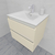 Тумба для ванной с раковиной подвесная, 60 см, влагостойкая, цвет жемчужно-белый, матовая эмаль + лак, серия СДпрестиж артикул SDTMR-601013 изображение 1