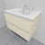 Тумба для ванной с раковиной подвесная, 80 см, влагостойкая, цвет жемчужно-белый, матовая эмаль + лак, серия СДпрестиж артикул SDTMR-801013 изображение 1