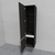 Шкаф-пенал для ванной подвесной глубина 40 см, левый, влагостойкий, цвет серый, матовая эмаль + лак, серия Сдпрестиж артикул SDPL-407500-N изображение 1