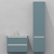 Комплект мебели для ванной тумба 70 см с раковиной и пеналом 40*40*170 см, правый, цвет RAL 7000, влагостойкий, матовая эмаль + лак, серия СДпрестиж артикул SDPPTMR-707000 изображение 1