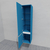 Шкаф-пенал для ванной подвесной глубина 35 см, левый, влагостойкий, цвет синий, матовая эмаль + лак, серия Сдпрестиж артикул SDPL35-405012 изображение 1