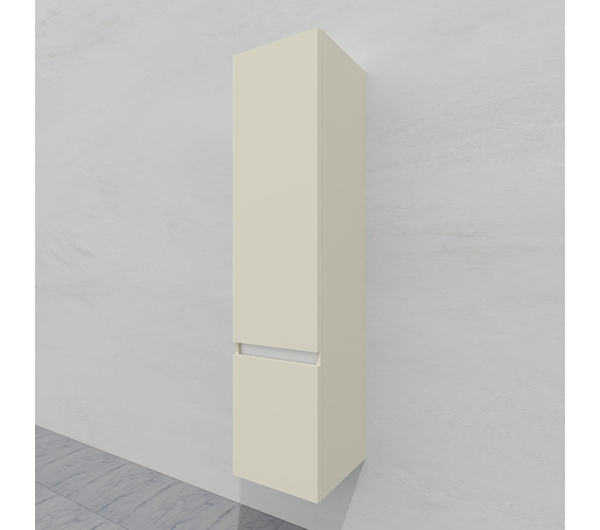 Шкаф-пенал для ванной подвесной глубина 40 см, левый, влагостойкий, цвет жемчужно-белый, матовая эмаль + лак, серия Сдпрестиж артикул SDPL-401013 изображение 4